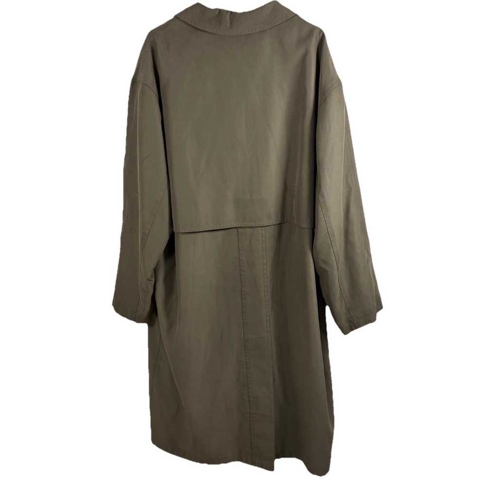 Ralph Lauren Trench Coat Men 48R XL Tan Taupe Overcoat Zip Out Liner Heritage - Picture 2 of 15